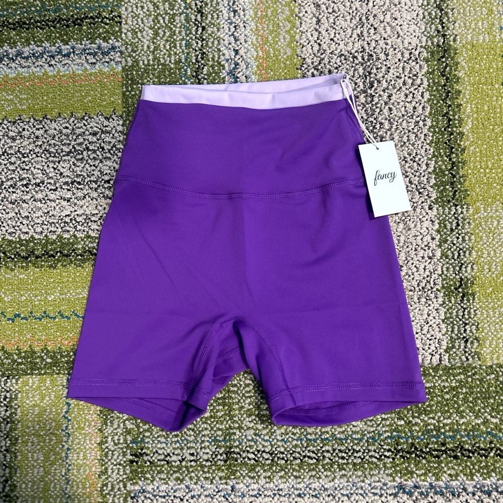 Shop Fancy Purple Shorts XS
